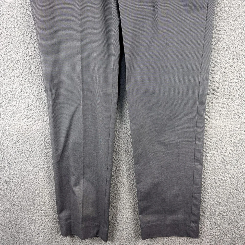 Banana Republic Pants Men 31 Gray Slim Fit Chino Stretch Cotton Flat Front 32x32